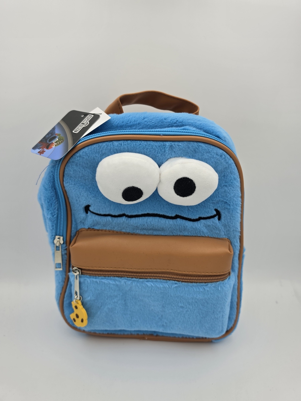 NWT Bioworld Sesame Street Cookie Monster Mini Women's Backpack